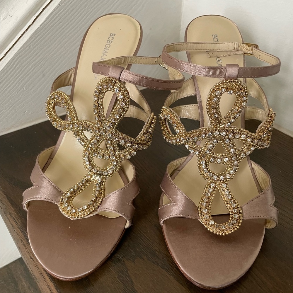 BCBG Max Azria Jeweled heels sz 7.5